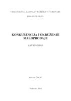 KONKURENCIJA I OKRUŽENJE MALOPRODAJE