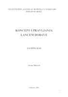 KONCEPT UPRAVLJANJA LANCEM DOBAVE