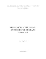 TRGOVAČKI MARKETING I UNAPREĐENJE PRODAJE