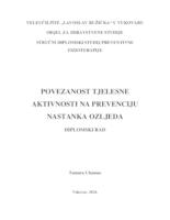 POVEZANOST TJELESNE AKTIVNOSTI NA PREVENCIJU NASTANKA OZLJEDA