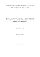 POVIJESNI RAZVOJ MEDICINE I FIZIOTERAPIJE