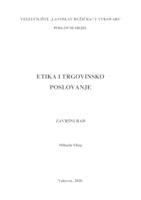 prikaz prve stranice dokumenta ETIKA I TRGOVINSKO POSLOVANJE