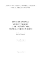 prikaz prve stranice dokumenta POSTOPERATIVNA KINEZITERAPIJA ELEKTROMIŠIĆNIM STIMULATOROM CIJELOG TIJELA XBODY