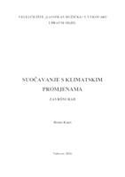 prikaz prve stranice dokumenta SUOČAVANJE S KLIMATSKIM PROMJENAMA