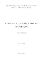 prikaz prve stranice dokumenta UTJECAJ TJELOVJEŽBE NA OSOBE S DEPRESIJOM