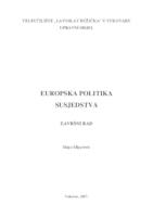 prikaz prve stranice dokumenta EUROPSKA POLITIKA SUSJEDSTVA