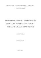 prikaz prve stranice dokumenta PROVEDBA MODELA INTEGRALNE SPIRALNE SINTEZE (ISS) NA ICT SUSTAVU GRADA VINKOVACA