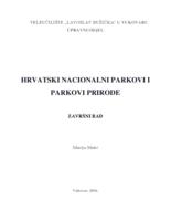 prikaz prve stranice dokumenta HRVATSKI NACIONALNI PARKOVI I PARKOVI PRIRODE