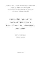 prikaz prve stranice dokumenta FIZIOLOŠKI PARAMETRI NOGOMETNIHI SUDACA KONTINENTALNE I PRIMORSKE HRVATSKE