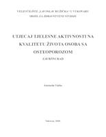 prikaz prve stranice dokumenta UTJECAJ TJELESNE AKTIVNOSTI NA KVALITETU ŽIVOTA  OSOBA S OSTEOPOROZOM