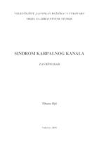 prikaz prve stranice dokumenta SINDROM KARPALNOG KANALA